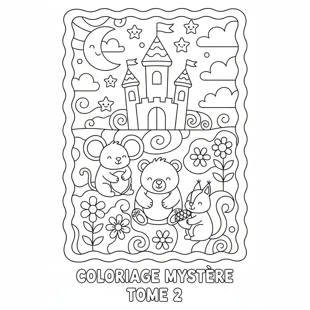 Coloriage Mystere Disney Tome 2 à Imprimer Gratuitement