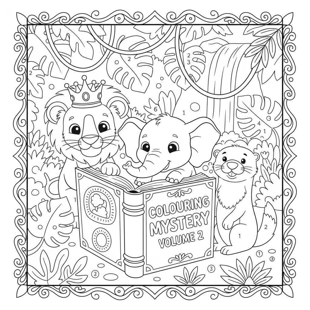 Coloriage coloriage mystere disney tome 2 3