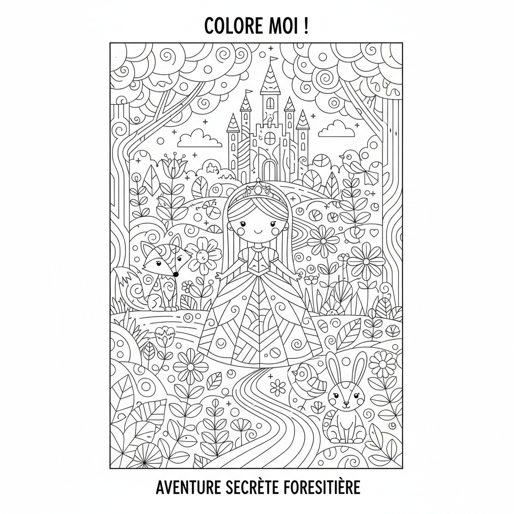 Coloriage coloriage mystère disney tome 4 3