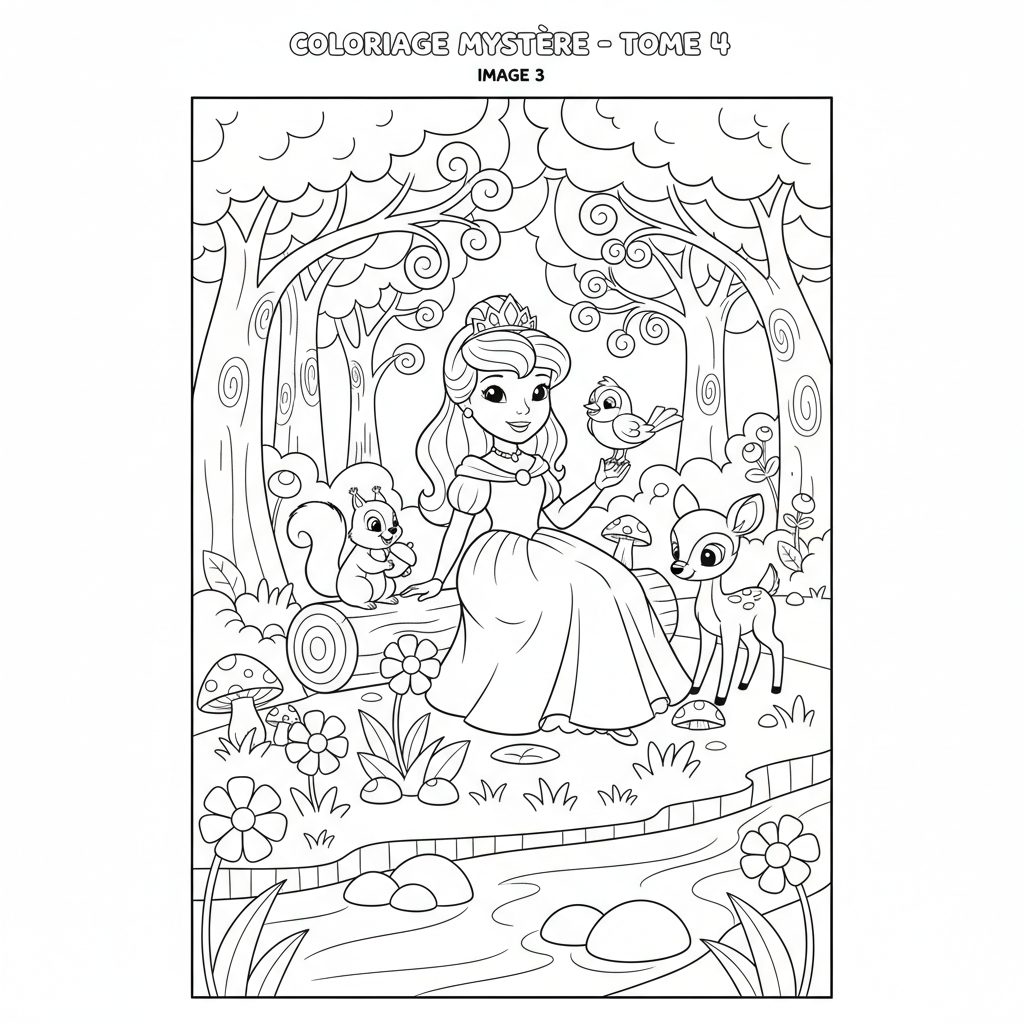 Coloriage coloriage mystere disney tome 4 3