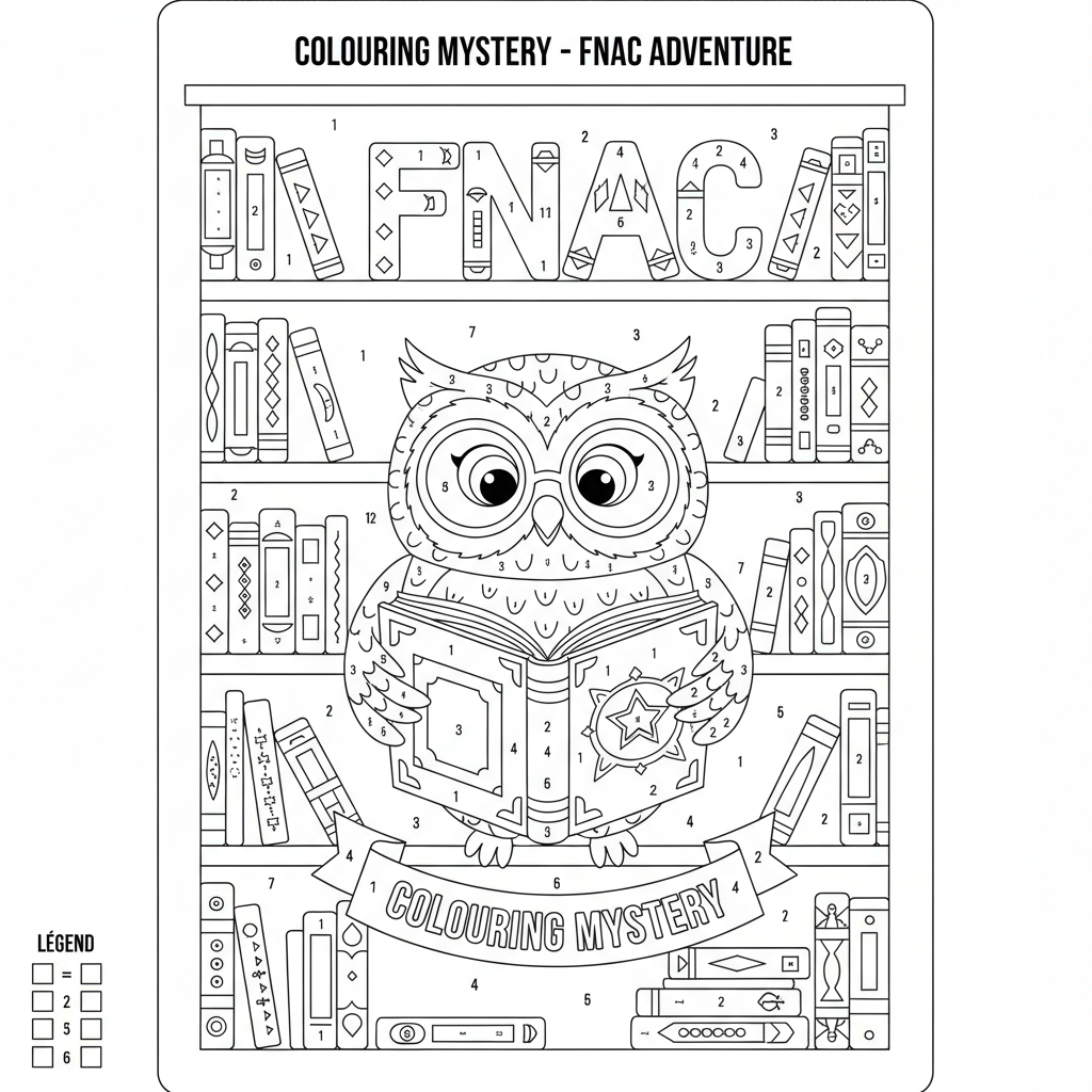 Coloriage coloriage mystere fnac 2