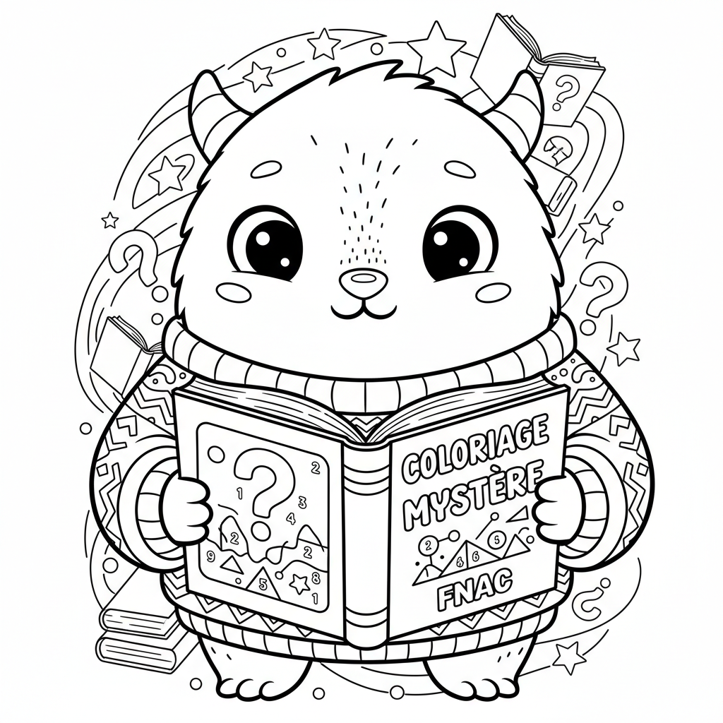Coloriage coloriage mystere fnac 4