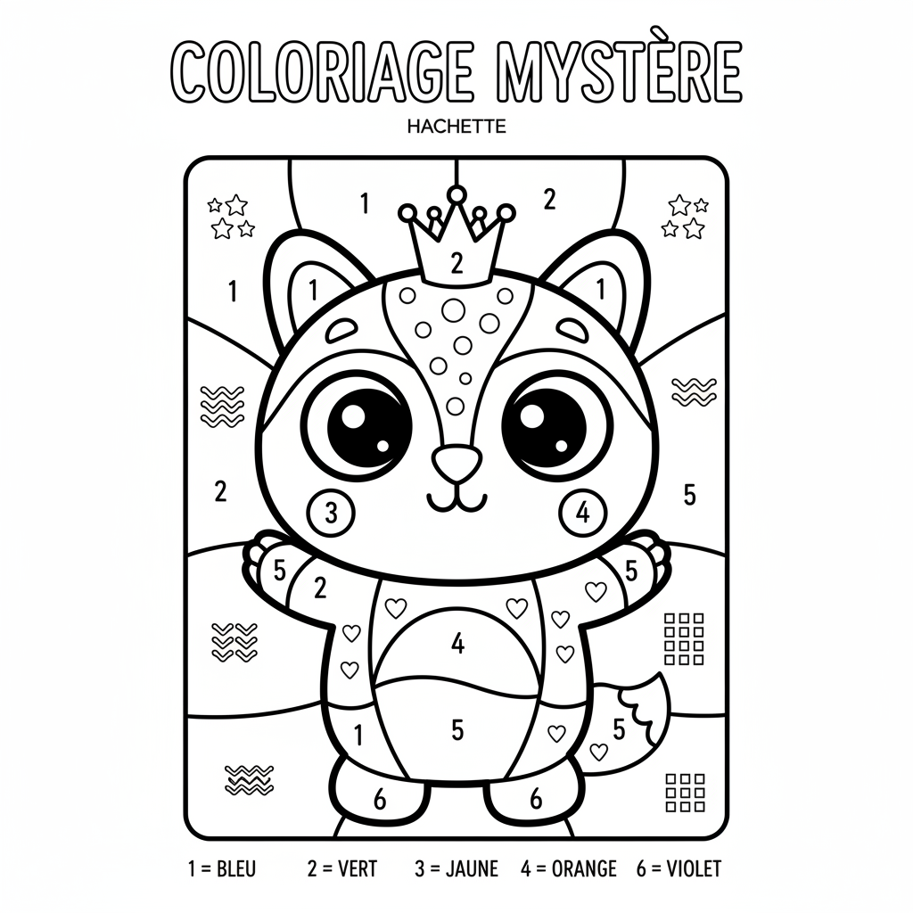 Coloriage Coloriage Mystere Hachette Gratuit à Imprimer