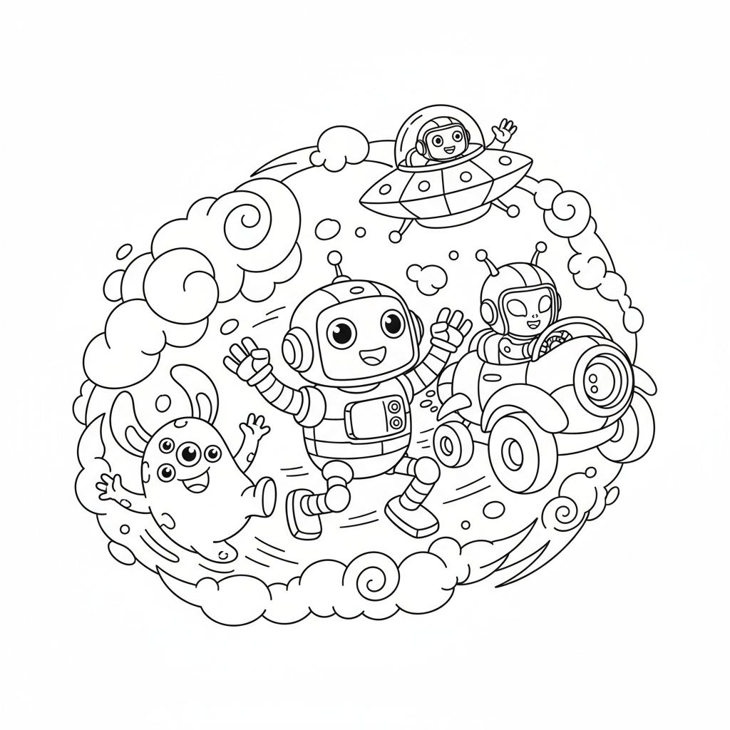 Coloriage coloriage mystere pixar 5