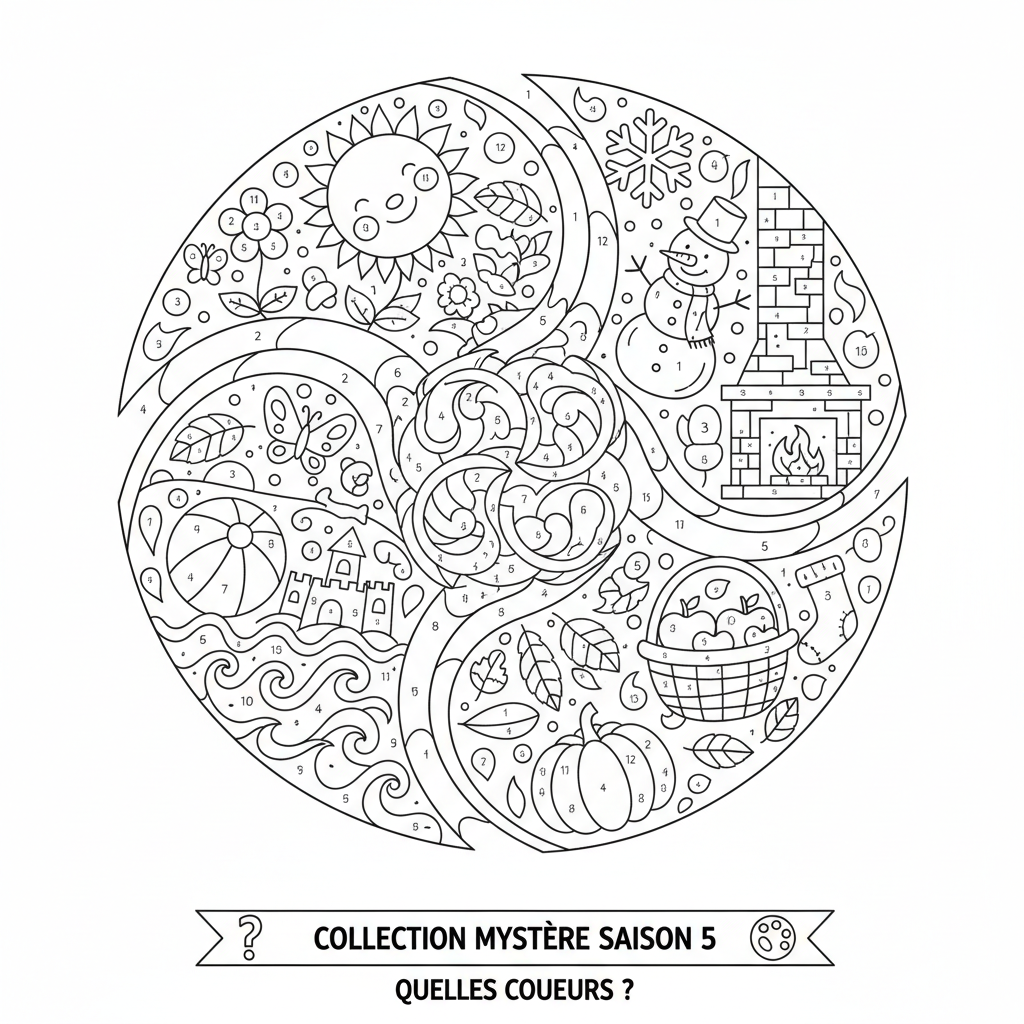 Coloriage coloriage mystere saison 5