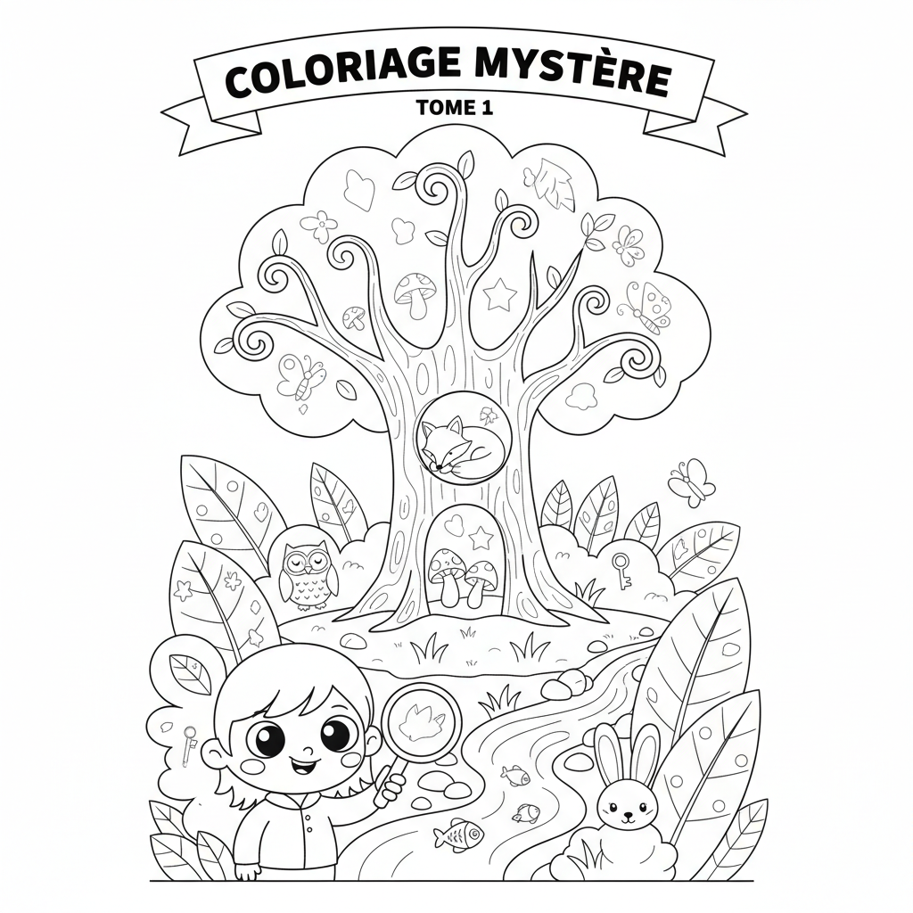 Coloriage coloriage mystere tome 1 3