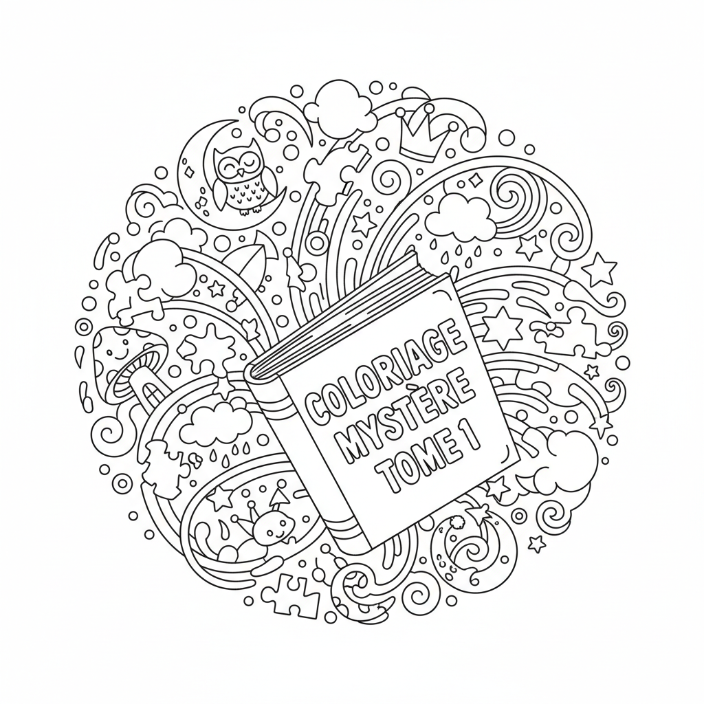 Coloriage coloriage mystere tome 1 5