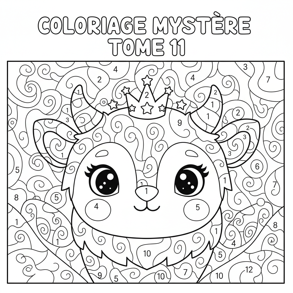 Coloriage coloriage mystere tome 11 4