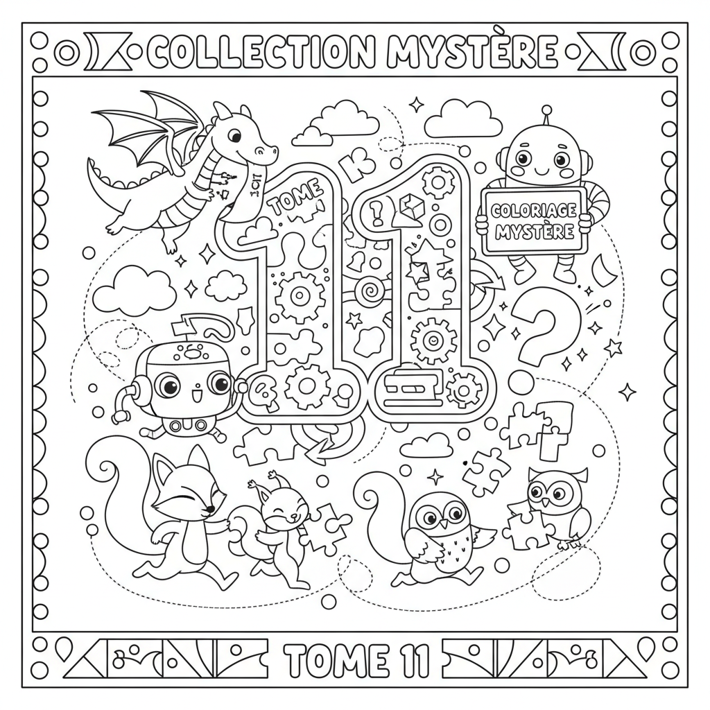 Coloriage coloriage mystere tome 11 5