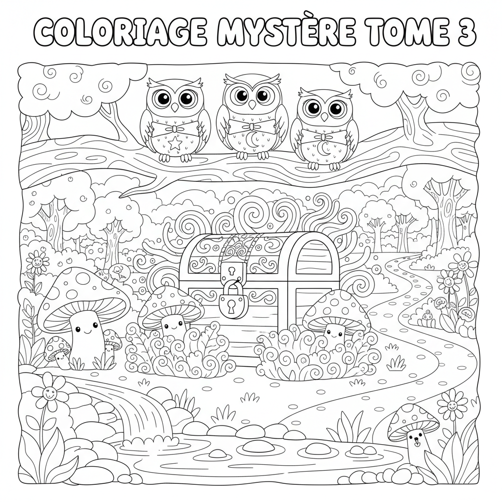 Coloriage coloriage mystere tome 3 3