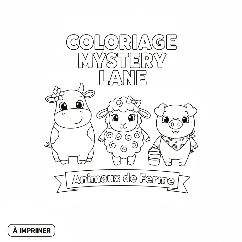 Coloriage coloriage mystery lane à imprimer