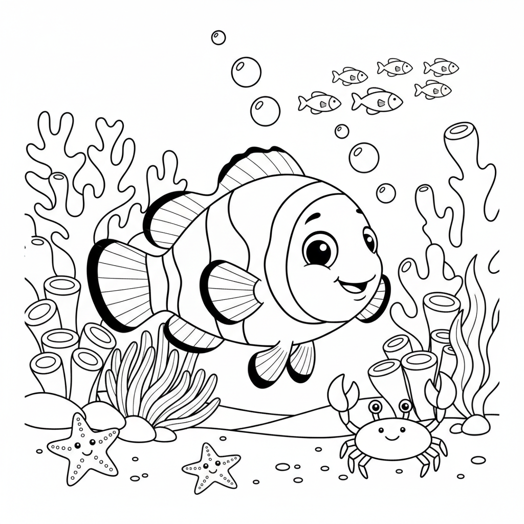 Coloriage coloriage nemo à imprimer 5