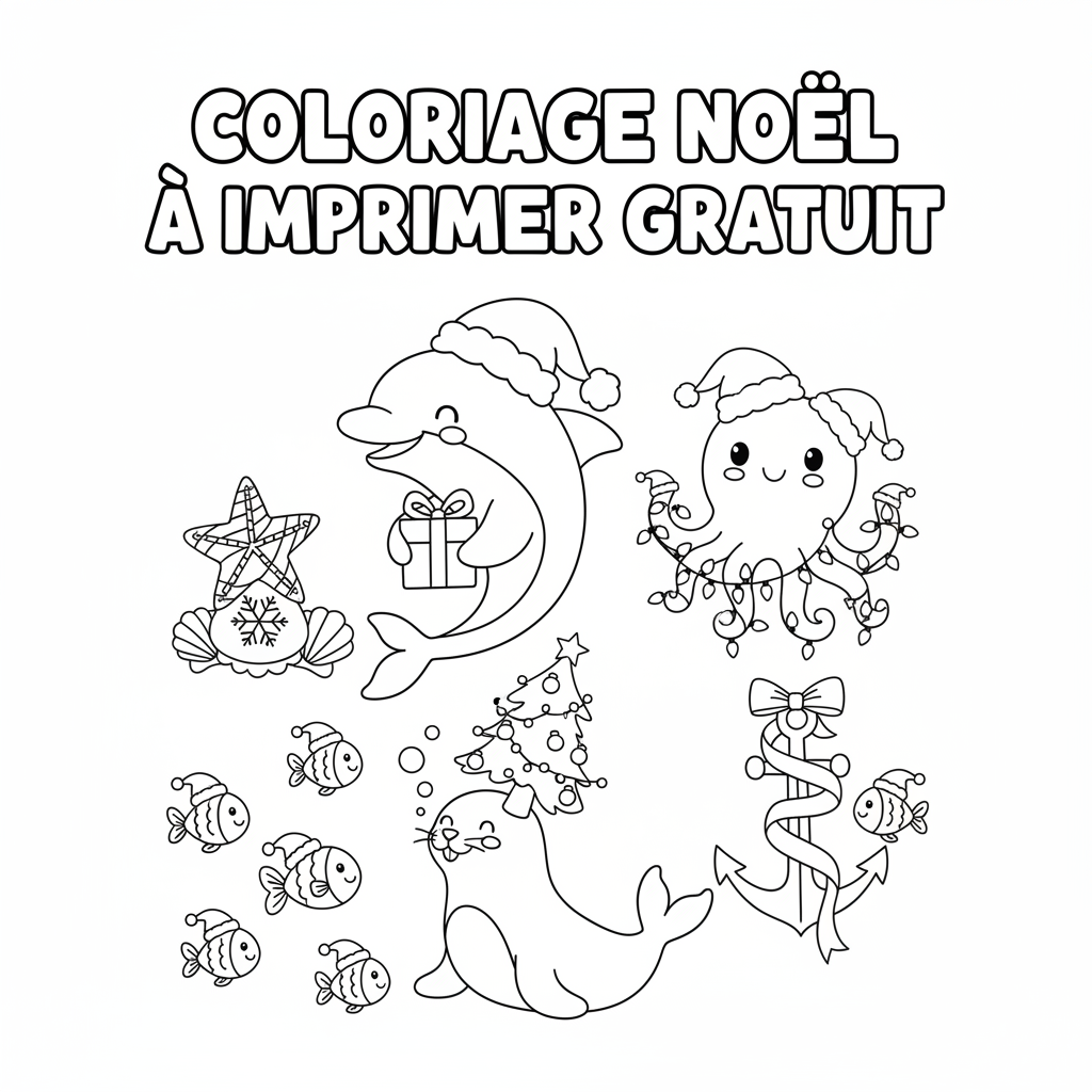 Coloriage coloriage noel a imprimer gratuit