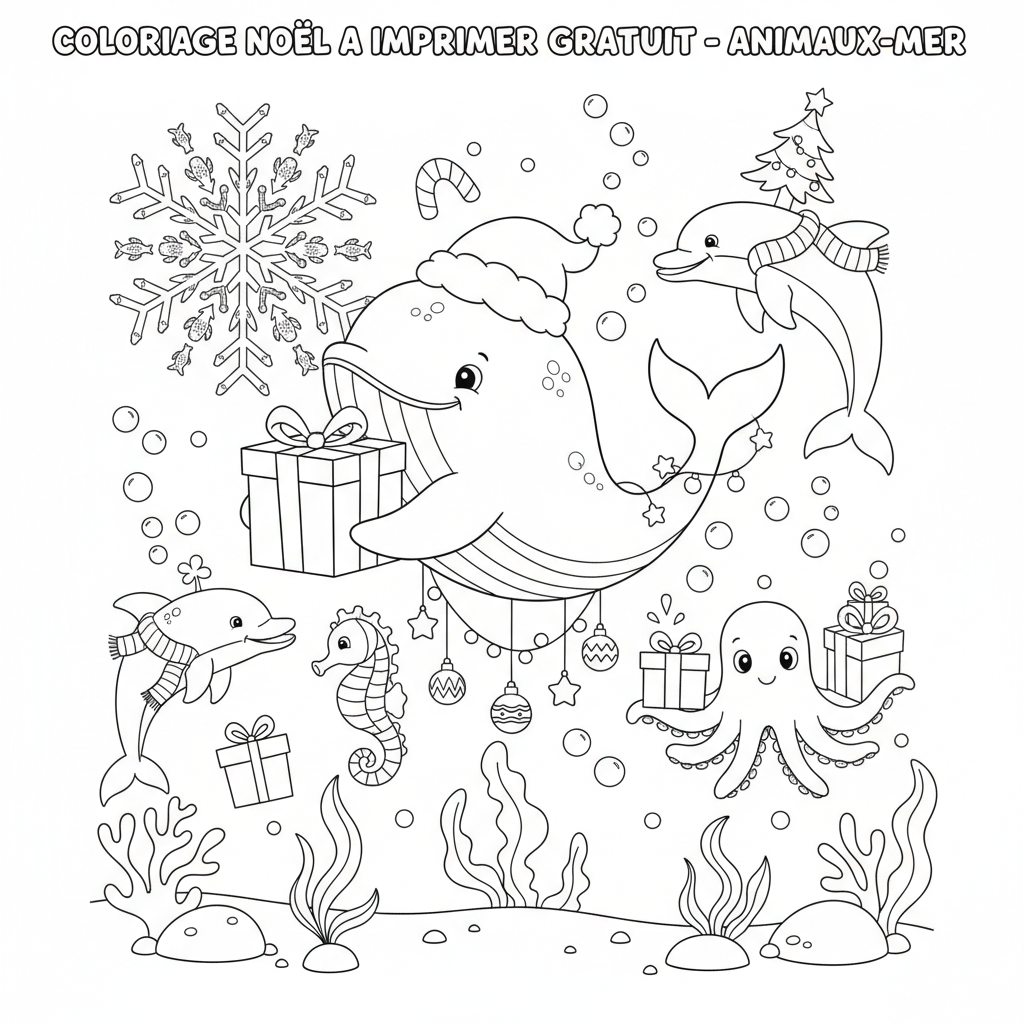 Coloriage coloriage noel a imprimer gratuit 2