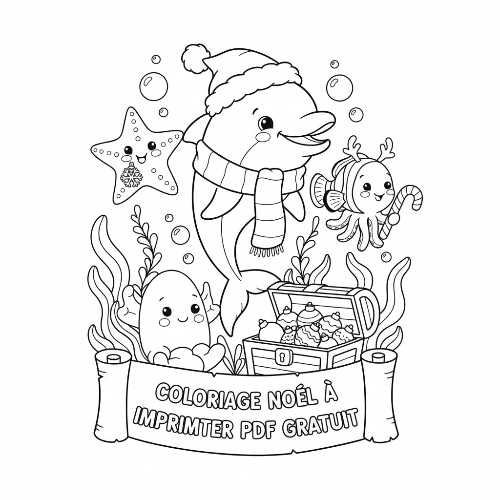 Coloriage coloriage noel à imprimer pdf gratuit 4