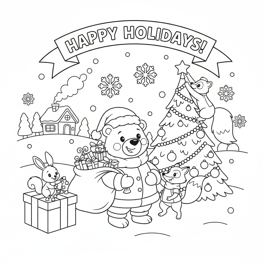 Coloriage coloriage noël disney 2