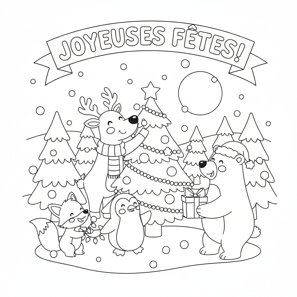 Coloriage coloriage noël disney 3