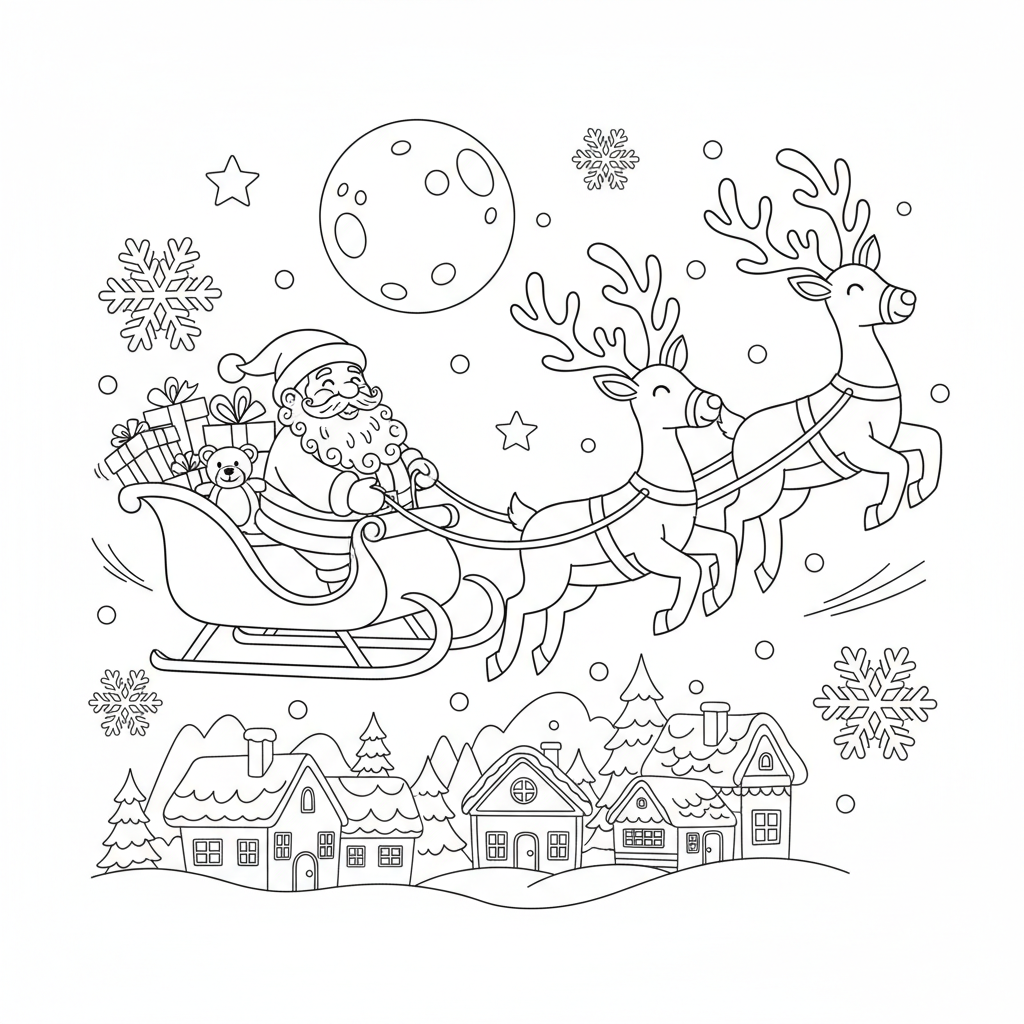 Coloriage coloriage noël disney 5