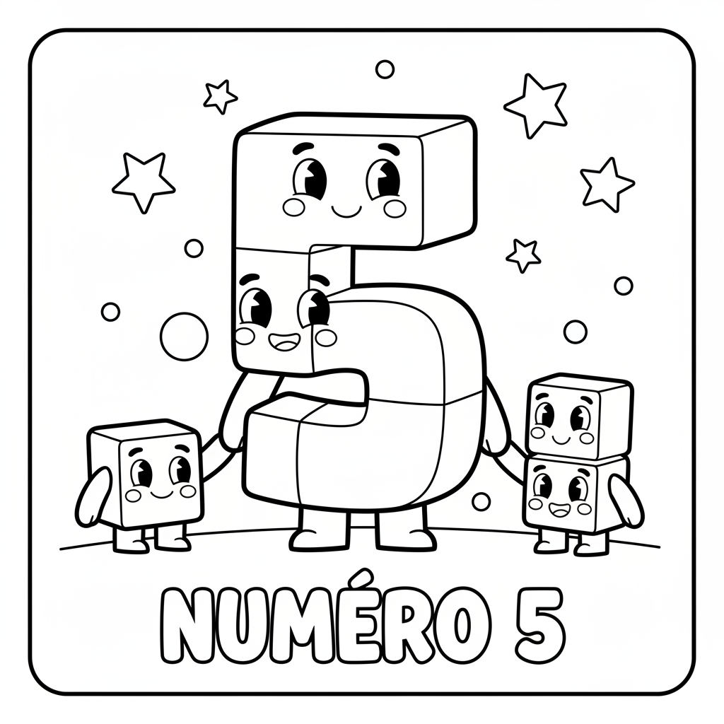 Coloriage coloriage numberblocks