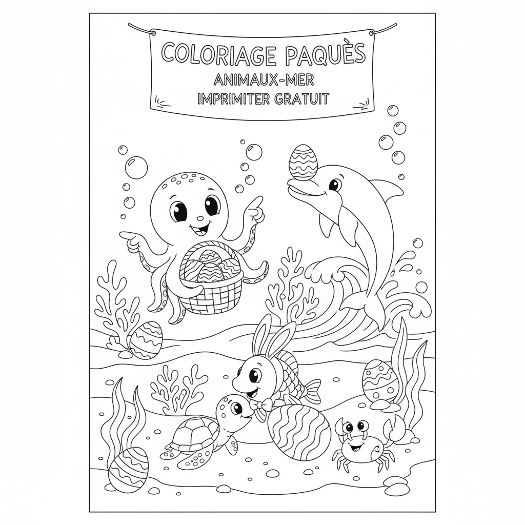 Coloriage coloriage paques à imprimer gratuit 5