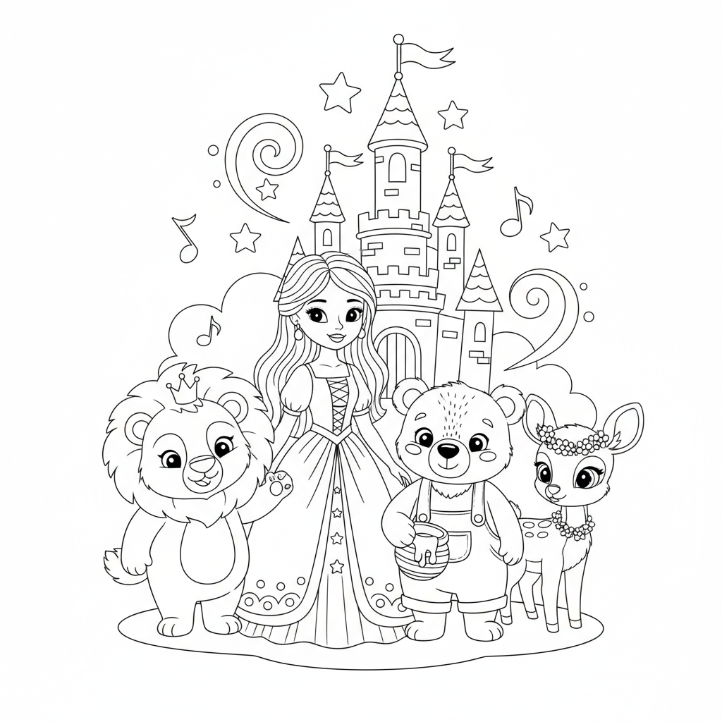 Coloriage coloriage personnages disney 2