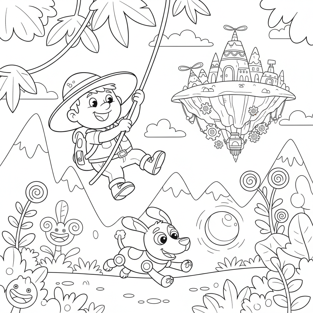 Coloriage coloriage pixar 5