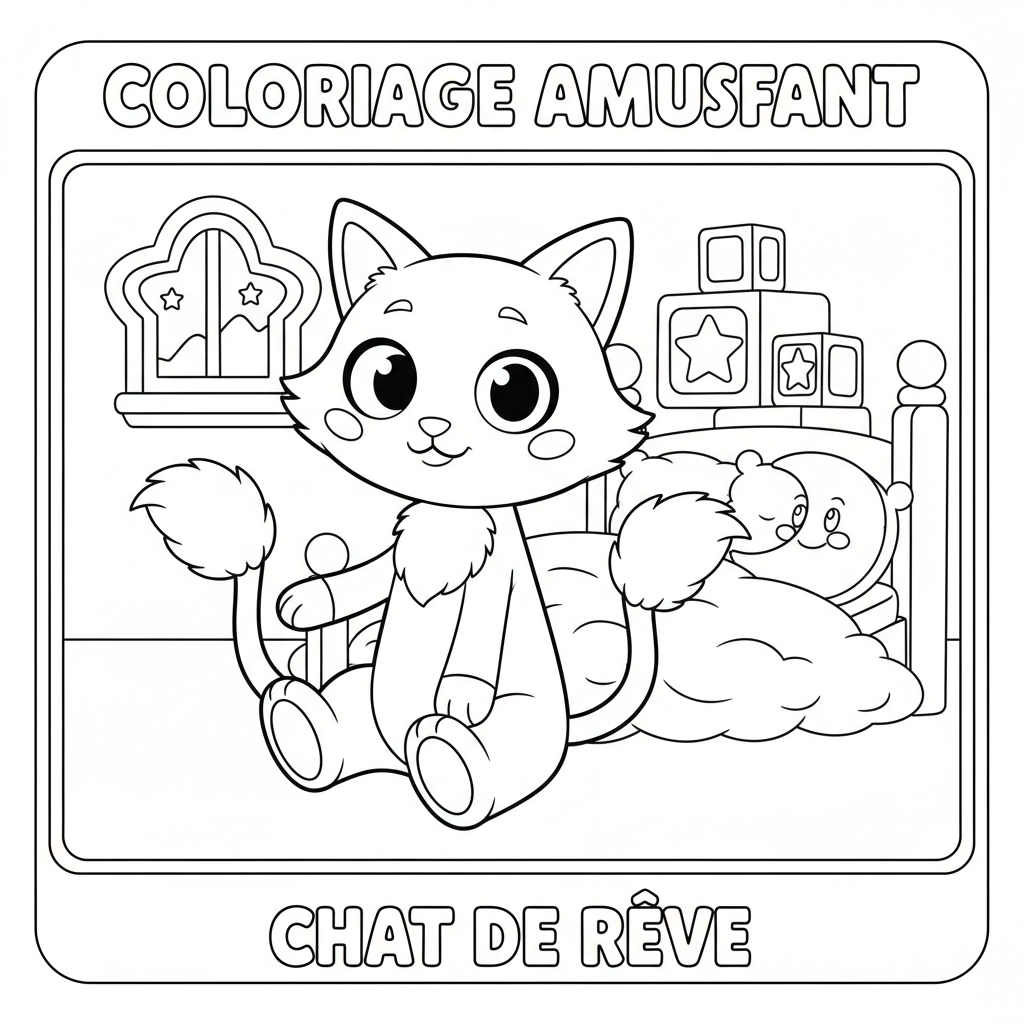 Coloriage Poppy Playtime Chapitre 3 Gratuit à Imprimer