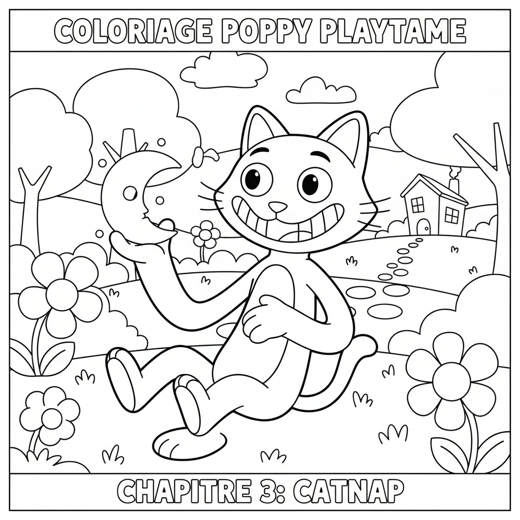 Coloriage coloriage poppy playtime chapitre 3 3
