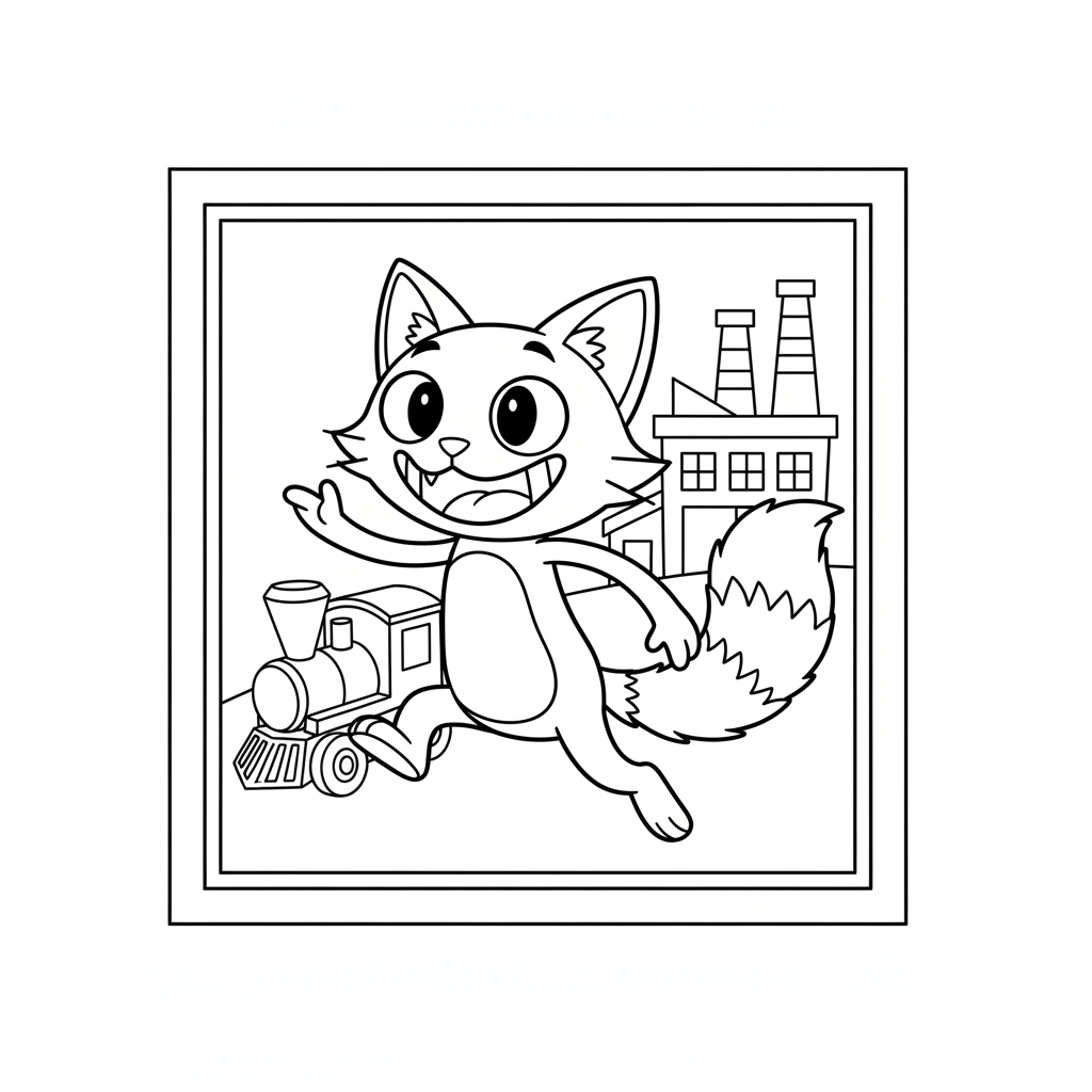 Coloriage coloriage poppy playtime chapter 1 2 3 5