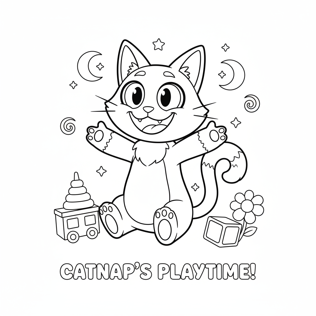 Coloriage Poppy Playtime Chapter 2 Gratuit à Imprimer