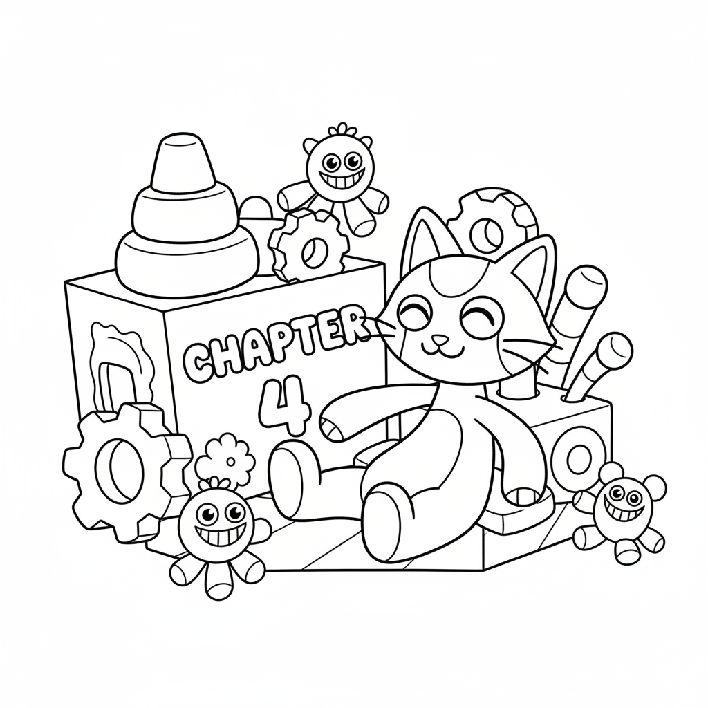 Coloriage Poppy Playtime Chapter 4 à Imprimer Gratuitement
