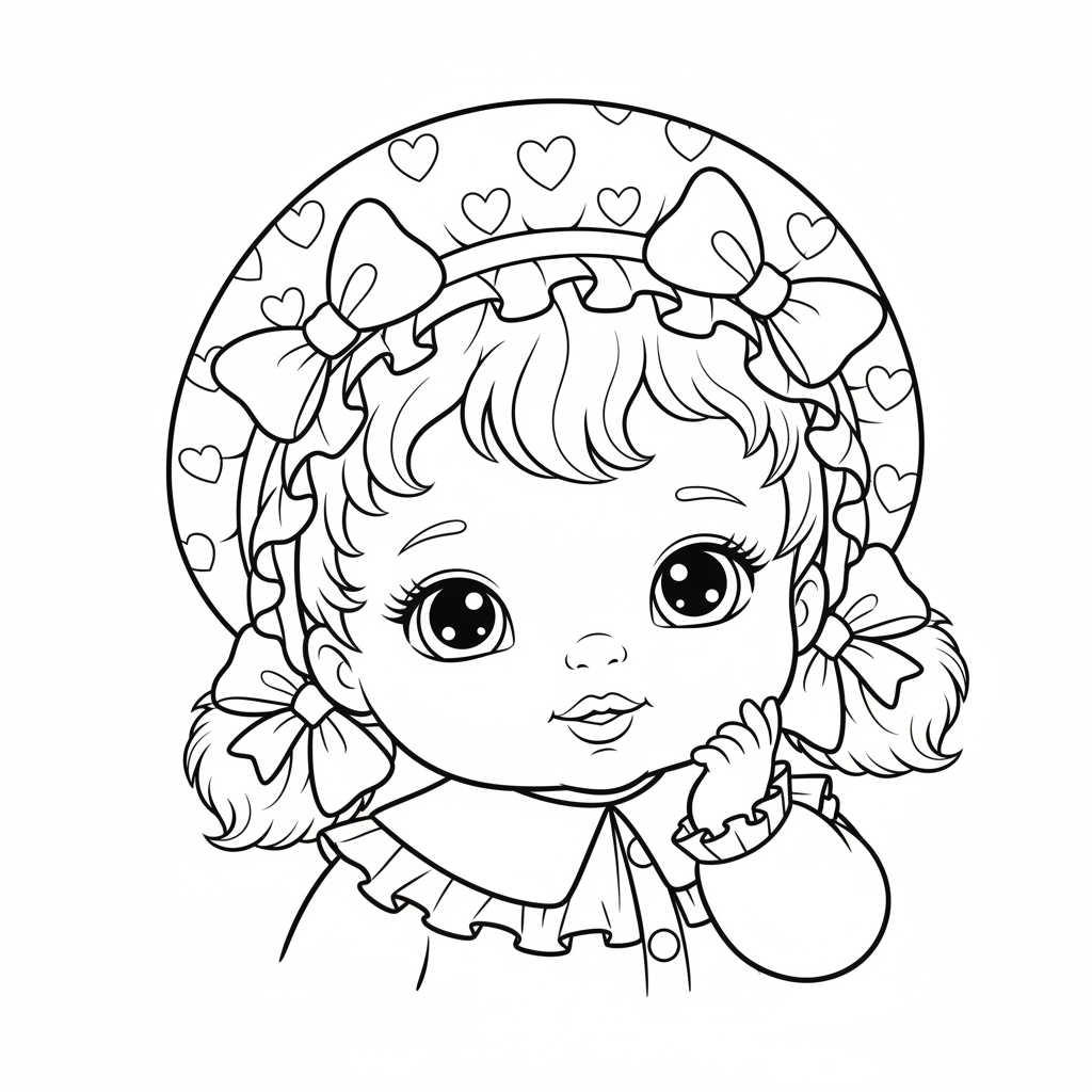 Coloriage coloriage poupeé lol bebe 4