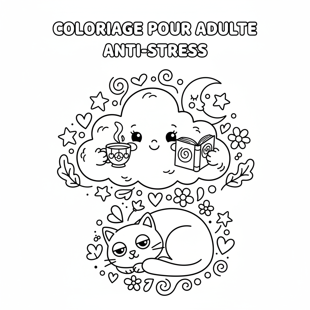 Coloriage Pour Adulte A Imprimer Gratuit à Imprimer