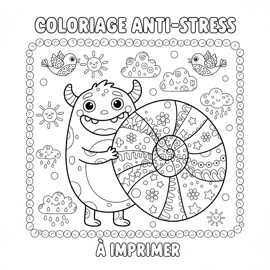 Coloriage coloriage pour adulte à imprimer 5