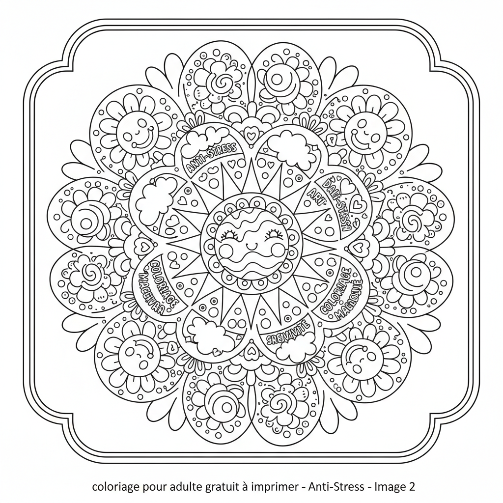 Coloriage coloriage pour adulte gratuit à imprimer 2