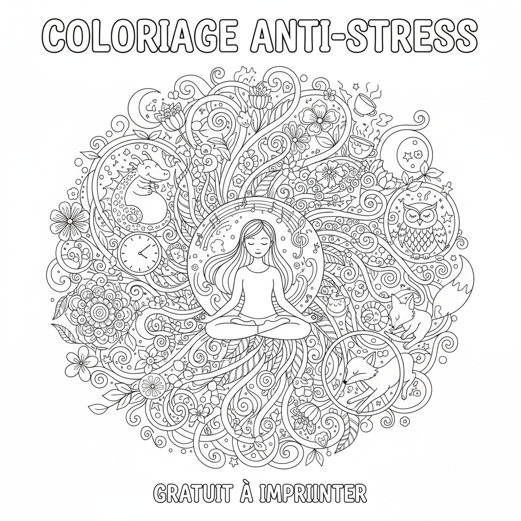 Coloriage coloriage pour adulte gratuit à imprimer 5