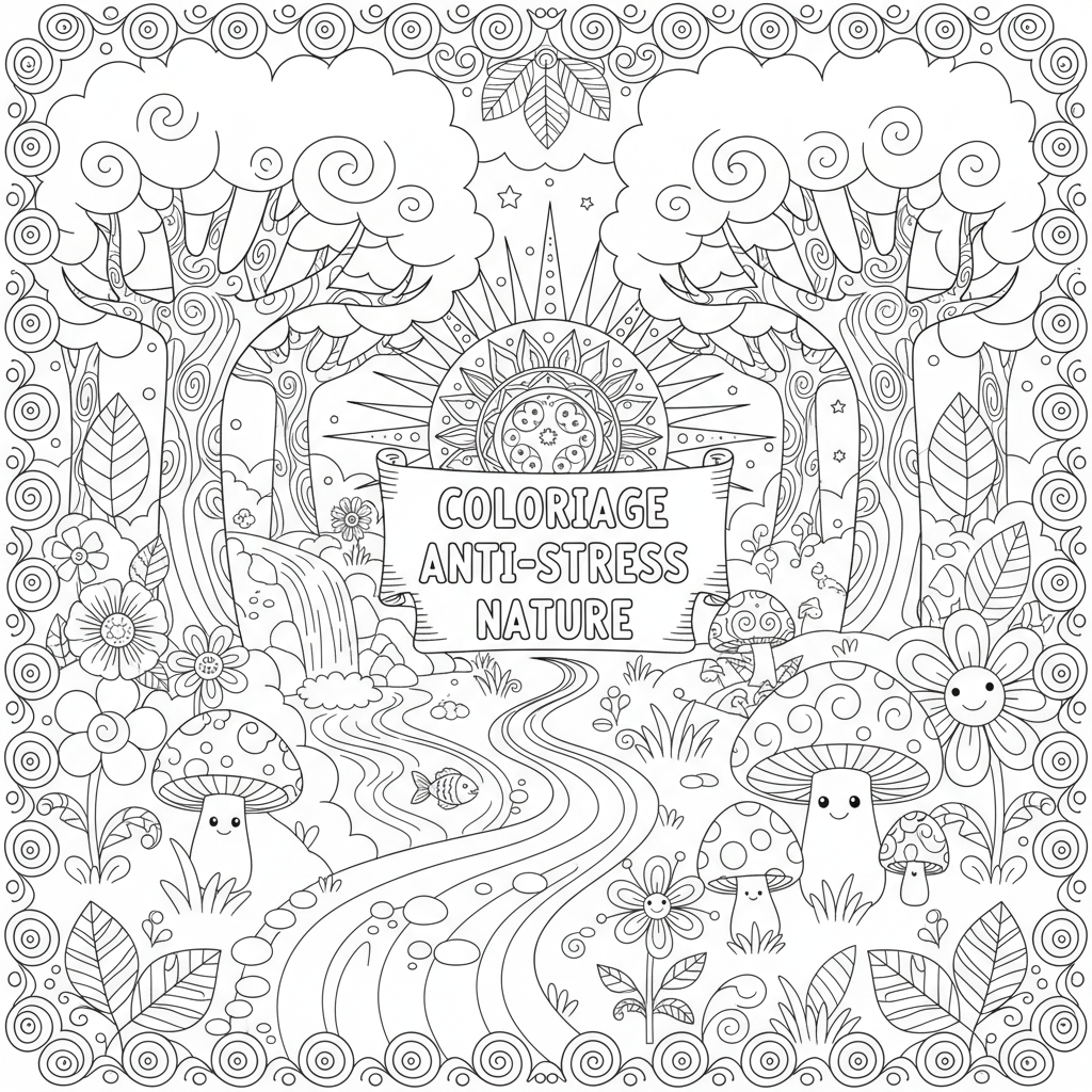 Coloriage coloriage pour adultes anti stress 3