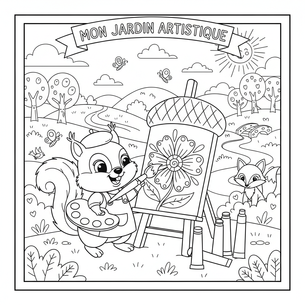 Coloriage coloriage pour peinture 3