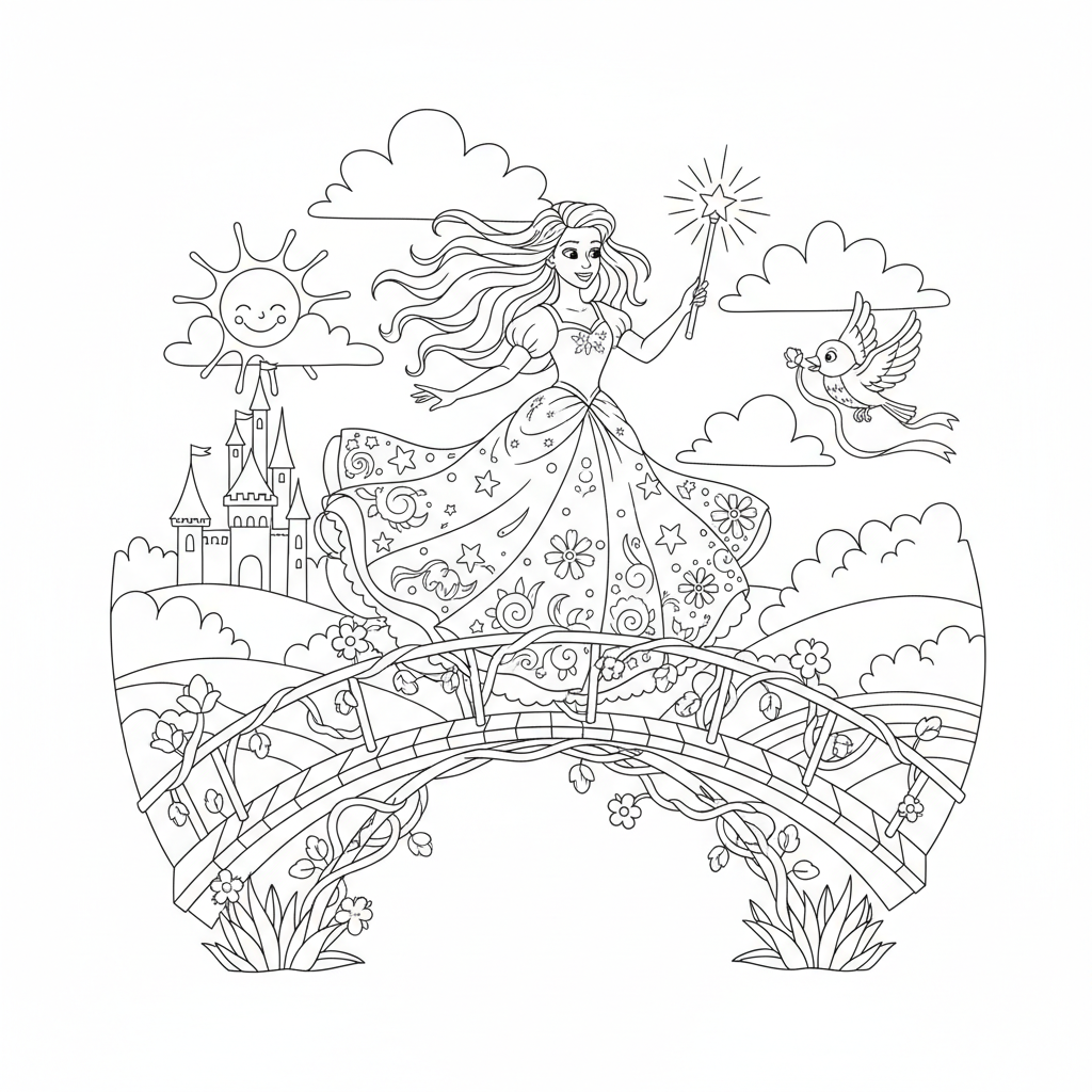 Coloriage coloriage princess disney 5