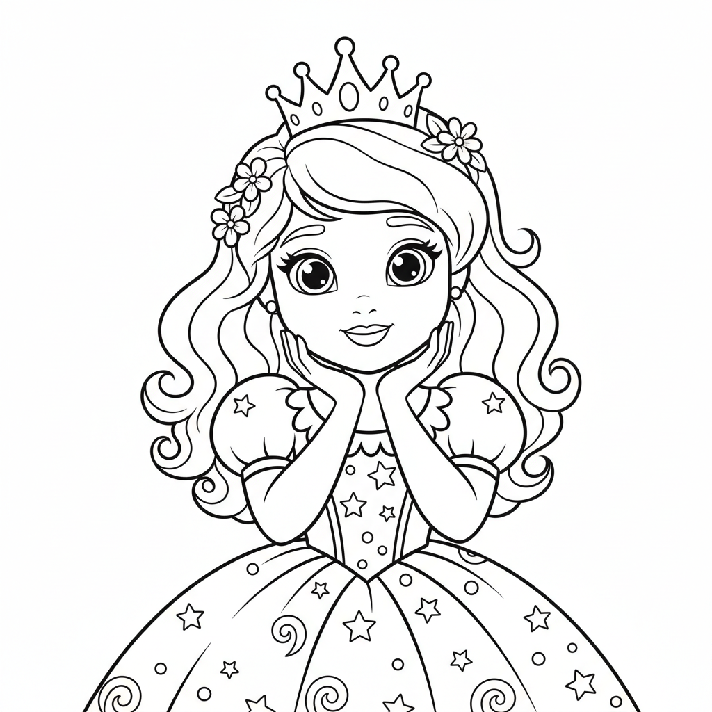 Coloriage coloriage princesse disney à imprimer 4