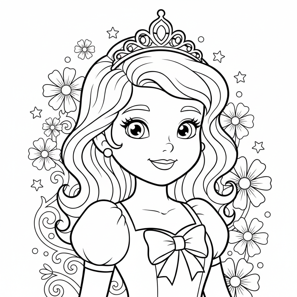 Coloriage coloriage princesse disney gratuit à imprimer 4