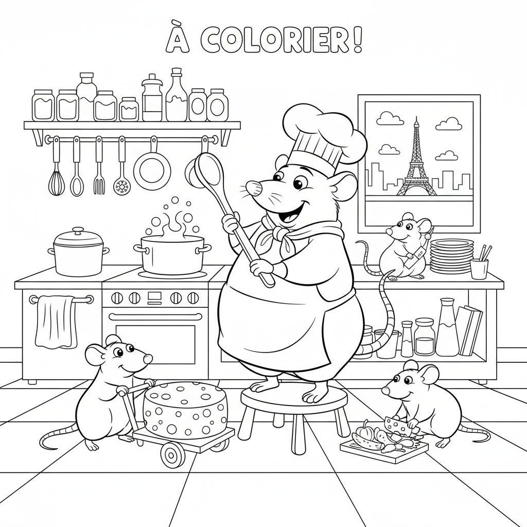 Coloriage coloriage ratatouille 2