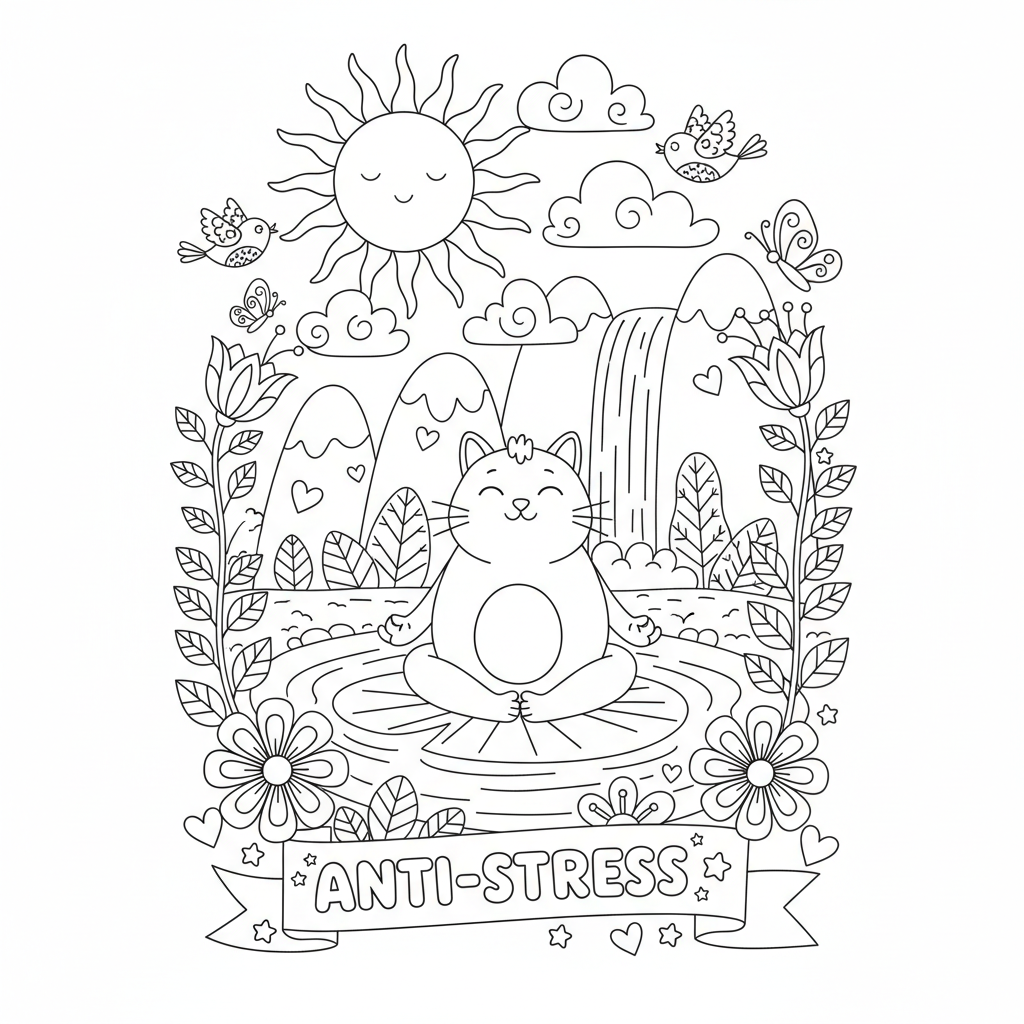 Coloriage coloriage relaxant 2