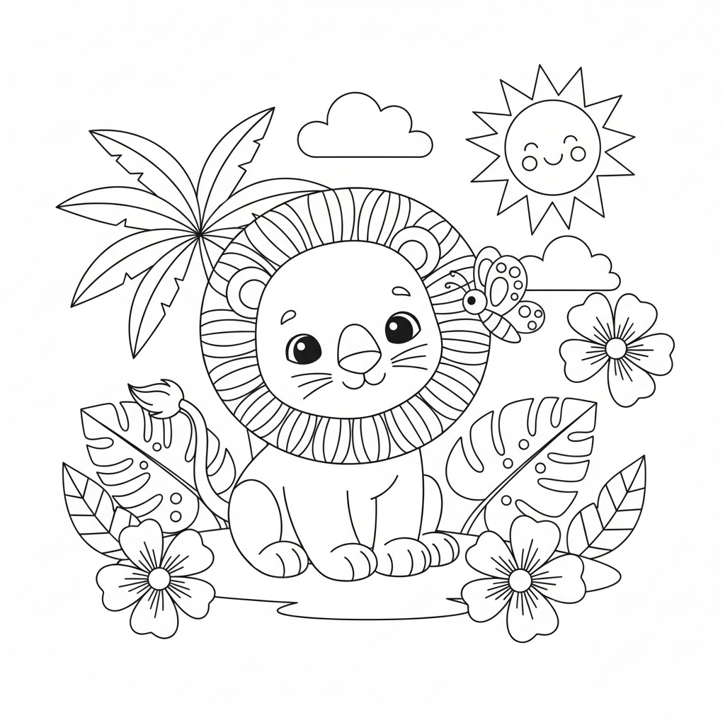 Coloriage coloriage simba