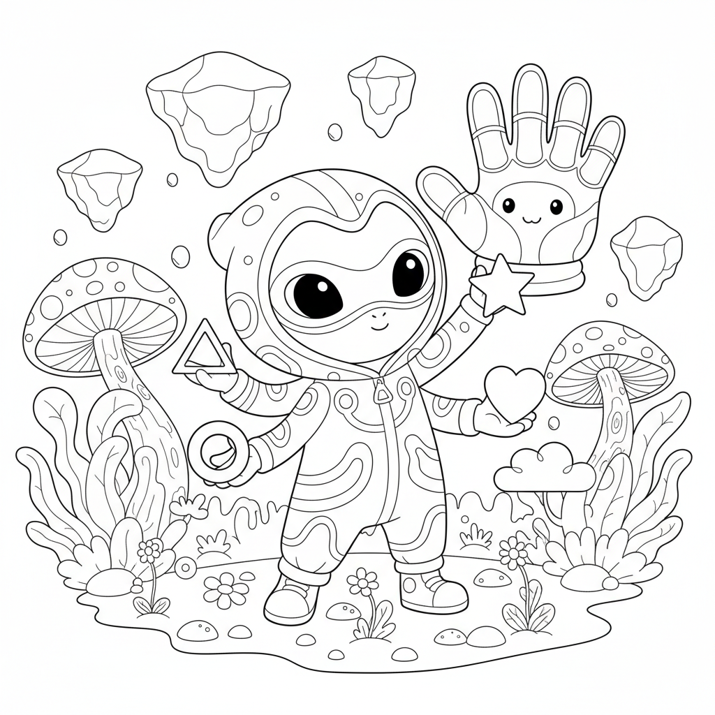 Coloriage coloriage squid game thanos 3