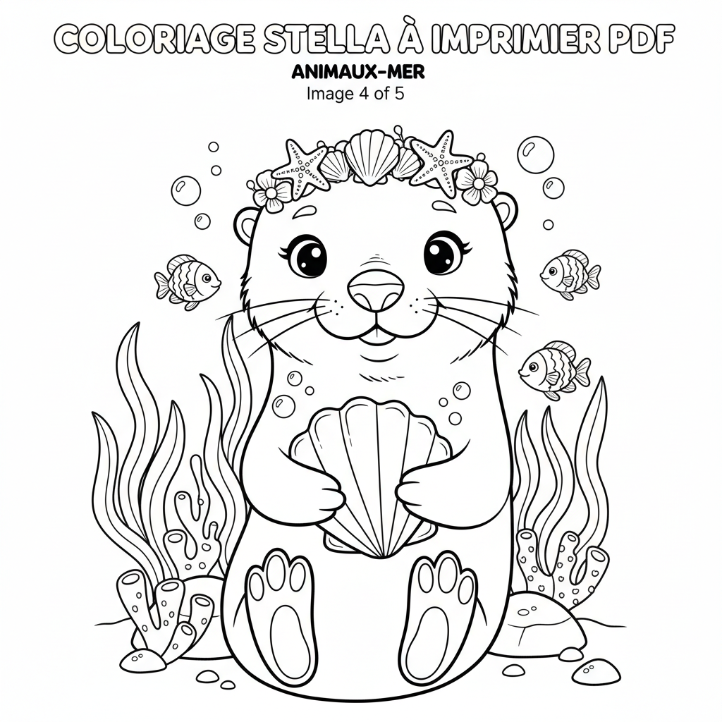 Coloriage coloriage stella à imprimer pdf 4