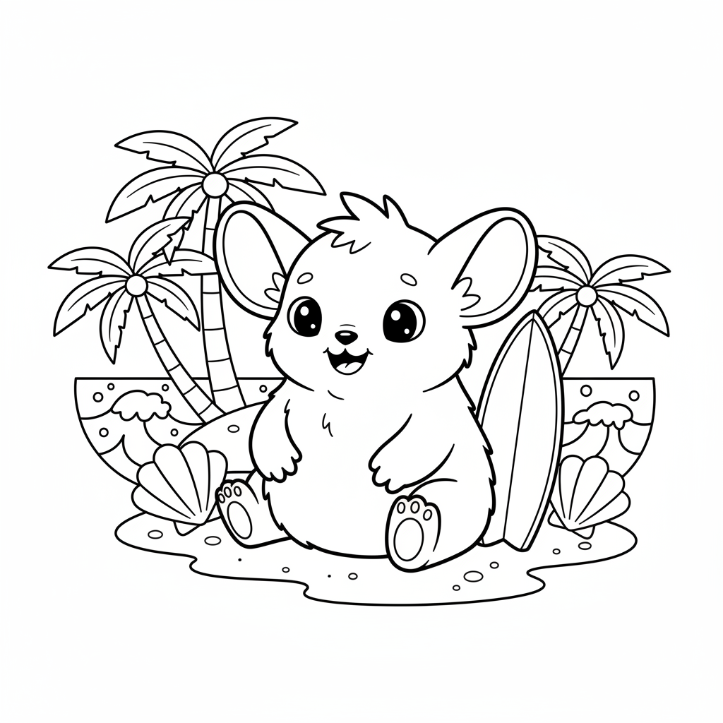 Coloriage coloriage stich 1
