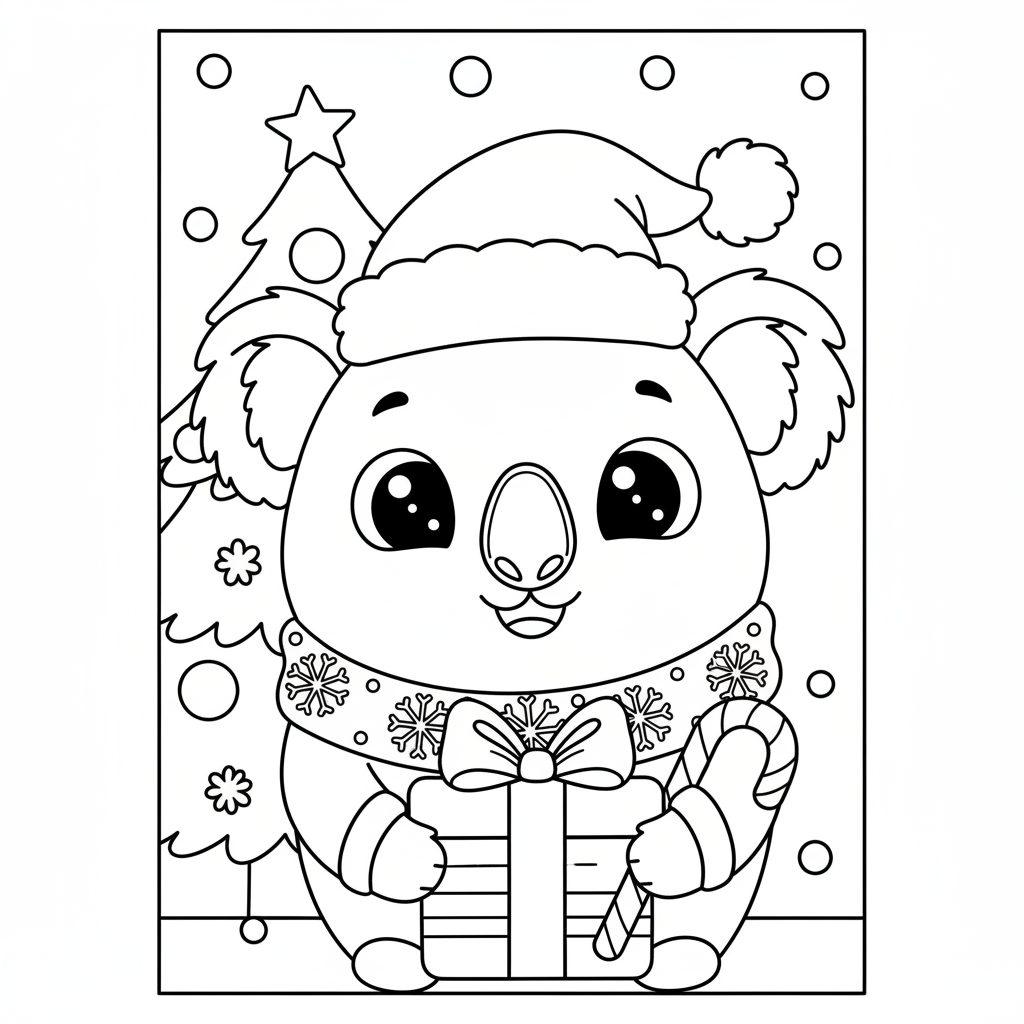 Coloriage coloriage stich noel 4