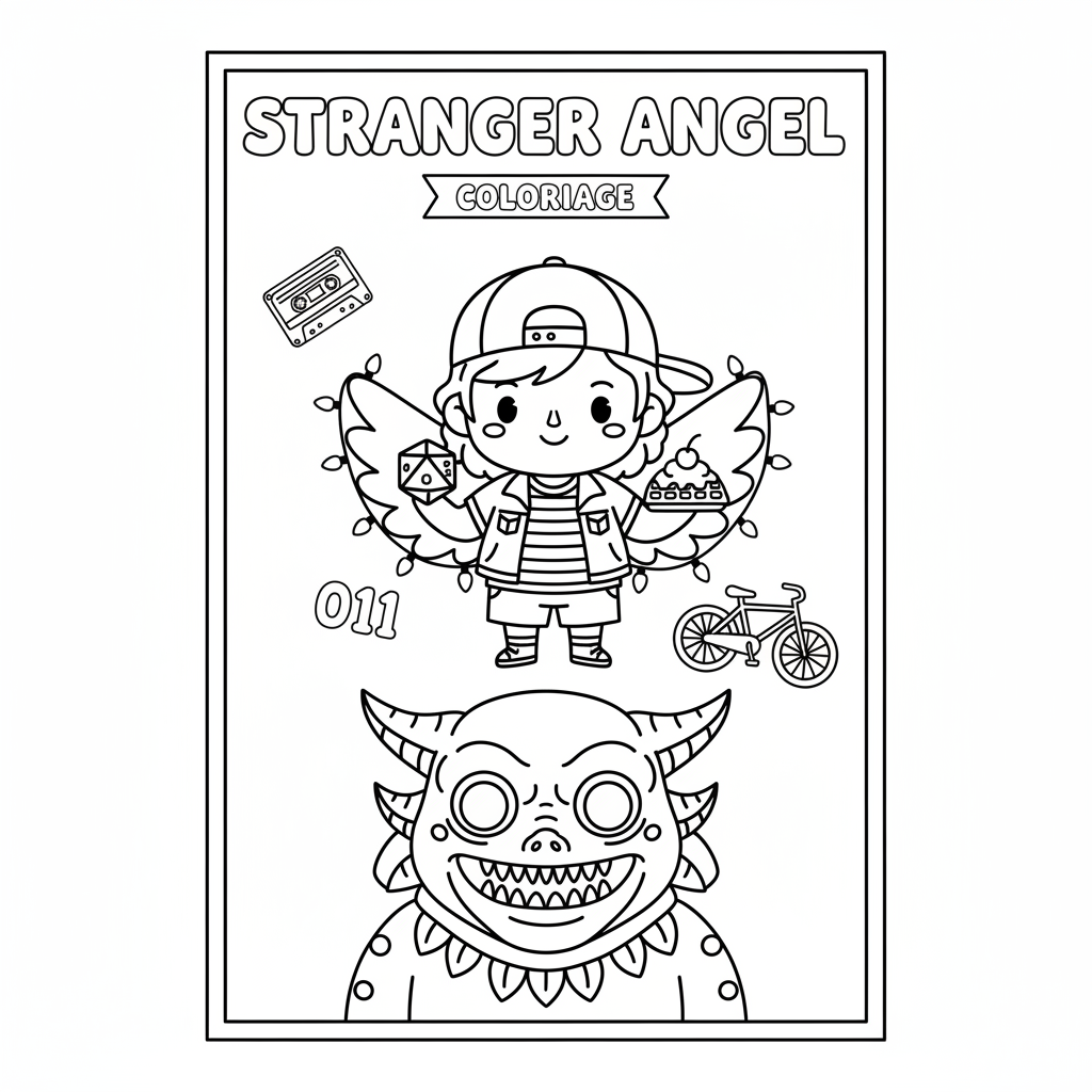 Coloriage coloriage stranger things