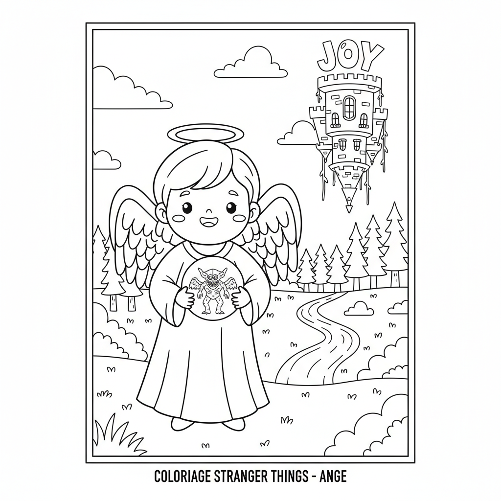 Coloriage coloriage stranger things 3